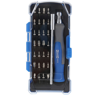 

Paola precision screwdriver set 30 pieces with lengthened rod 1915
