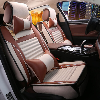 

xinjian five four seasons universal leather car seat car winter seat cover car seat cushion all-inclusive seat cover binzhi Ji