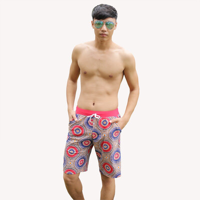 

Odd sea QIHAI 5508-4 men&39s beach flower shorts men&39s pants tide tide in the tights of the dry tide male beach pants XXL code red