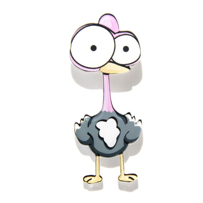 

Gernro Мультфильм акриловые значки для одежды Значок Pin Big Eyes Животные Иконки на рюкзаке