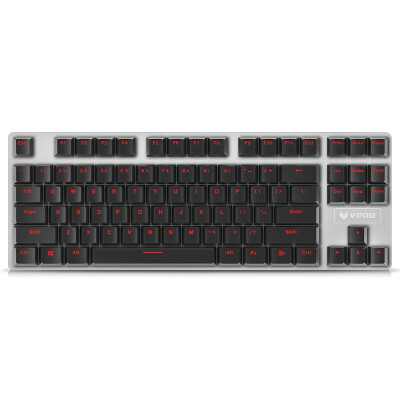 

Rapoo V500 alloy version game mechanical keyboard game keyboard eat chicken keyboard computer keyboard notebook keyboard black red