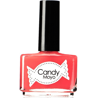 

Memm (Candymoyo) Nail Polish Watermelon Candy Red 8ml (French raw materials fast drying is not easy to decolorize Japanese pink pink peach beauty