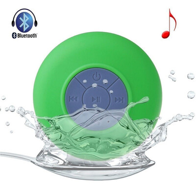 

Waterproof Wireless Bluetooth Stereo Shower Speaker Mini Ultra Portable Handsfree Speakerphone with Built-in Mic
