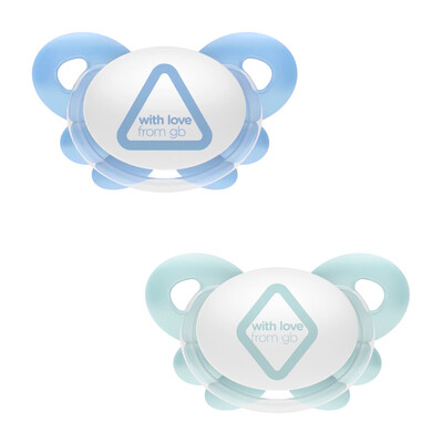 

Gb good child winged angel pacifier section two paragraph suit exploration geometry series blue gray green