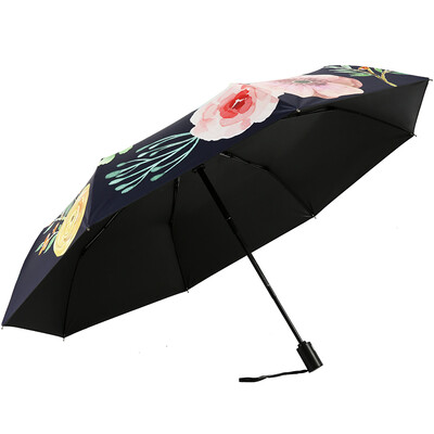 

Paradise umbrella self-opening UPF50 vinyl gift box 30 off umbrella umbrella 31838E navy