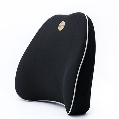 

automobile lumbar headrest memory space cotton in the car or at home waist cushion