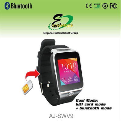 

Elegance Dual mode bluetooth smartwatch phone with SIM card mode pedometer call message camera TF card slot music play