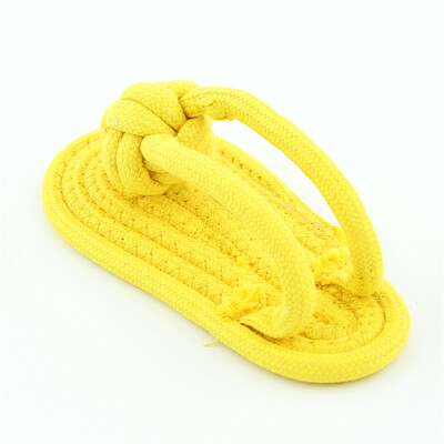 

Luochu Luxchic pet toy dog dog toy slippers cotton rope bite toy 2 Pack