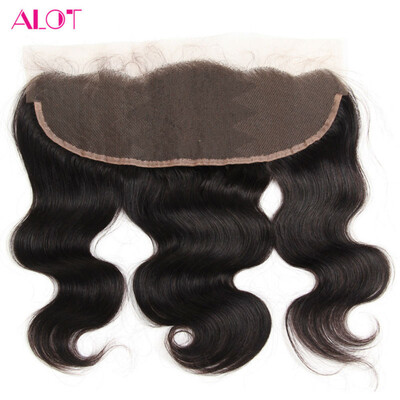 

ALot Hair Peruvian Lace Frontal Closure Body Wave 13x4 Ear To Ear Human Hair Closure With Baby Hair Free Part