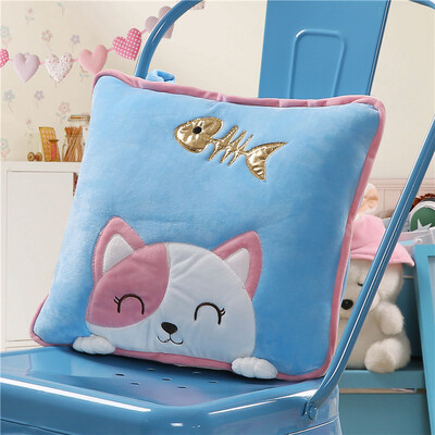 

Percy hometextiles:2 in 1 pillow blanket : outer fabric : short fleece , inside blanket : flannel fleece