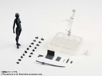 

SHFiguarts BODY KUN / BODY CHAN серый цвет чёрный PVC действия коллекционные модели игрушки
