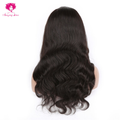 

Amazing Star Hair 7A Brazilian Virgin Hair Body Wave Full Lace Wig For Black Women Human Hair Lace Wig Pre Plucked With Baby Hair