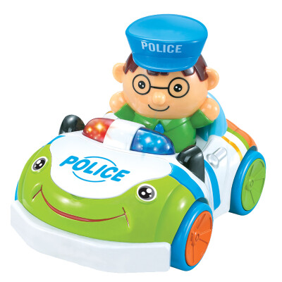 

Southland baby Po children's toys parent-child interactive cartoon police toy car car model fun puzzle small police car 838-59