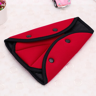 

Huashi Auto Accessories Child Safety Belt Adjusting Fixer Child Anti-Leather Shoulder Cover Safety Products Children Triangle Fixer Protective Sheet Cover Shoulder Chest Blue