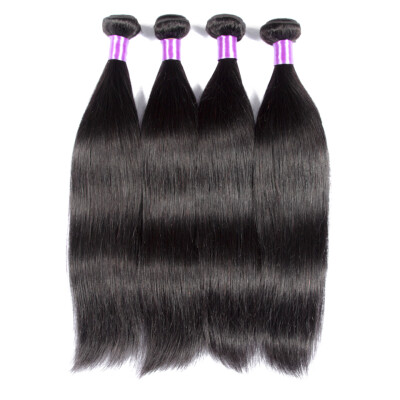 

Rosamary Hair 4 Bundles Malaysian Natural Straight Virgin Human Hair Weave