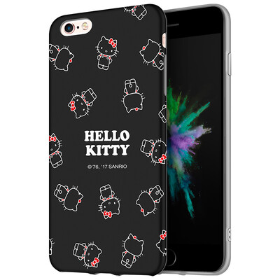 

Hello Kitty Apple, 6 / 6с телефон оболочки iPhone6 ​​/ 6с мультфильма все включено защитный рукав силикона мягкая оболочка падение сопротивления 4.7 дюймов Hello Kitty * Black Phantom