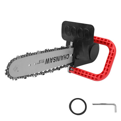 

115 Inch Chainsaw Refit Conversion Kit Chainsaw Bracket Set Change Angle Grinder into Chain Saw Woodworking Power Tool with 10mm
