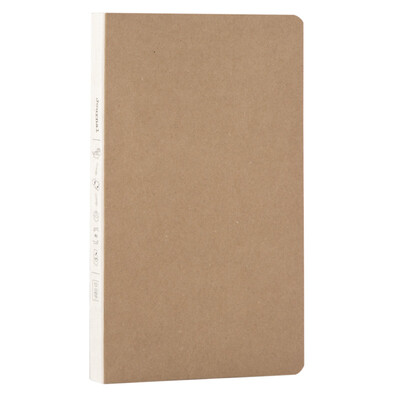 

Kinborx A6 kraft paper account book blank dot grid checkered stationery notebook DTB40016