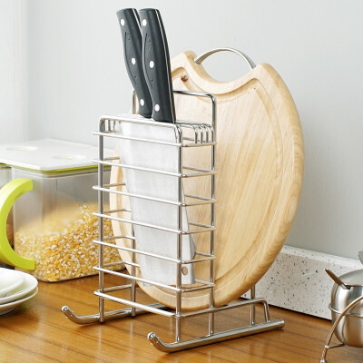 

【Jingdong Supermarket】 Ou Runzhe knife turret 304 stainless steel patent sled kitchen shelves