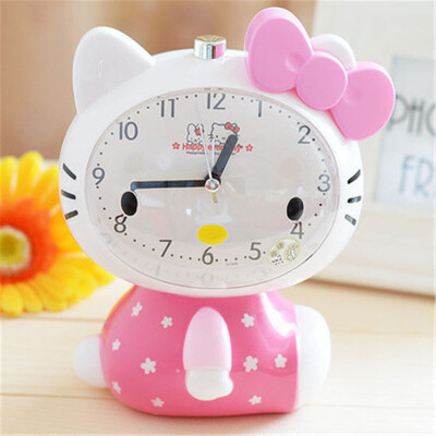 

Hello Kitty Children Mute Alarm Clock With Night Light Multiple Ring Tones Bedside Alarm Birthday Gift