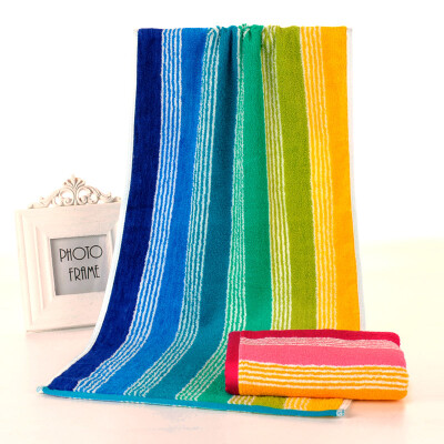 

34 X76cm hand towel strip colored bamboo cotton