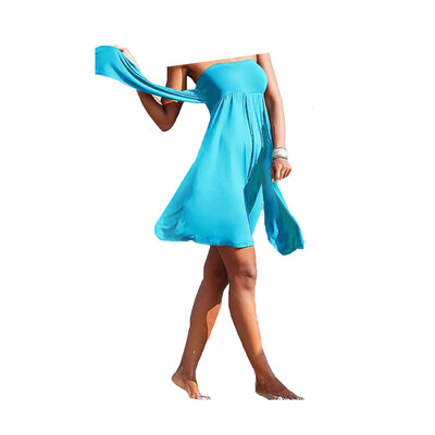 

Vanker Womens Sexy Push-up Wrapped Chest Pad Dress Skirt Swimwear Swimsuit Swimdress