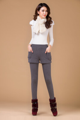 

Women Pants Autumn Winter Warm Velvet N01