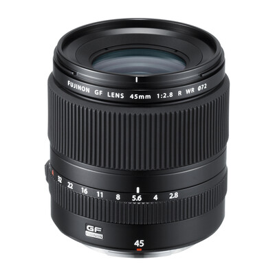 

Fuji GFJIFILM GF45mmF28 R WR medium format standard fixed-focus lens new G-mount intuitive&convenient control brass lens mount all-weather protection