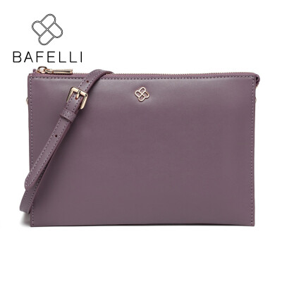 

BAFELLI women clutches split leather small envelope clutches women shoulder bag gary pink black messenger bolsos mujer women bag