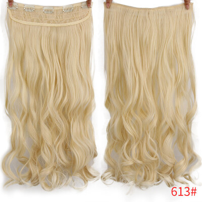 

Is a wig 24" 14 Colors Long Wavy High Temperature Fiber Synthetic Clip in Hair Extensions for Women