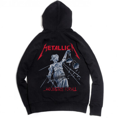 

2017 Metal band style black hoodie