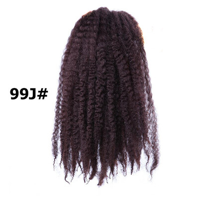 

8 inch Ombre Marlybob Crochet Braids 3pcs/pack Afro Kinky Twist Hair 90g/pack Synthetic Crochet Hair Extensions
