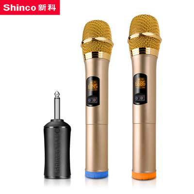 

Shinco H96 Один-Двадцать два беспроводных микрофона U-диапазона FM Домашний K-Conference Speaker