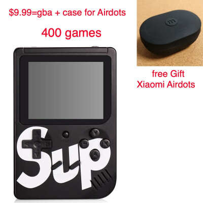 

999 Get Gameboy airdots case Retro Portable Mini Handheld Game Console 8Bit 30 Inch Color LCD Game Player Built-in 400 game