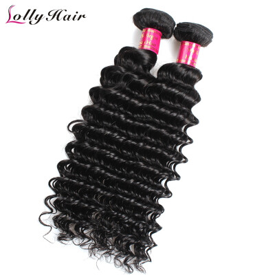 

Peruvian Deep Wave Virgin Hair Curly 10 Pcs Lot No Shedding No Tangle Human Hair Natural Color