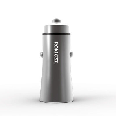 

Luoma Ши (ROMOSS) ZM18 Автомобильных зарядного устройство глубокого космоса серого автомобиля зарядного устройство прикуриватель один для двух 5V / 3.6A выхода Dual USB быстрой зарядки автомобильного зарядного устройства