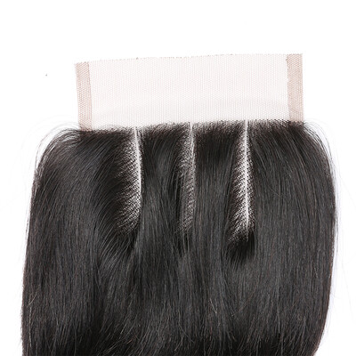

4x4 straight lace closure brazilian lace closure top silky soft hand feeling