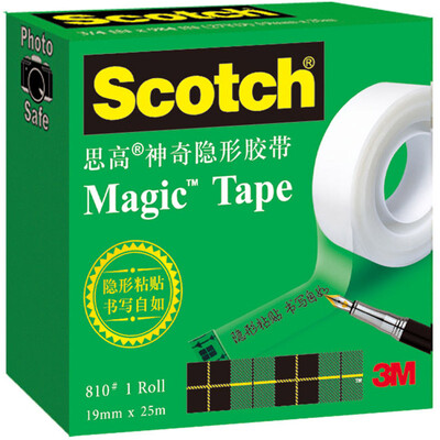 

3Й Scotch Волшебного матового прозрачного починка лента 810-HC33 12,7 мм × 33м 2 пакета