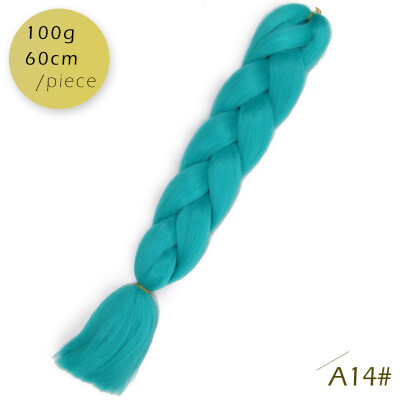 

AISI HAIR 100g/pcs 24inch Kanekalon Jumbo Braids Hair Ombre Two Tone Colored Synthetic Hair for Dolls Crochet Hair