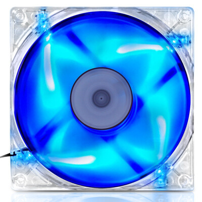 

SAMA game storm 8CM blue chassis fan LED Blu-ray small 3 fight big fight interface aerodynamics low noise efficient cooling