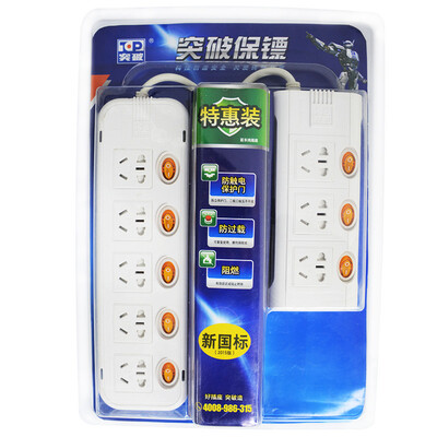 

Breakthrough TOP socket combination family TH-17 plug strip plug row