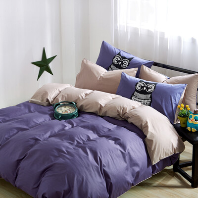 

Brata Cotton twill four piece set of high count&high density bed product suite