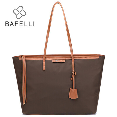 

BAFELLI autumn and winter new arrival handnags high quality parachute nylon fabric shoulder bags women famous brands handbags