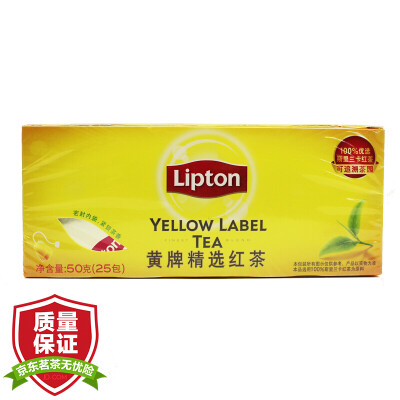 

Lipton tea black tea yellow tea selection 25 bags 50g