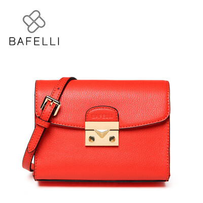 

BAFELLI сплит кожаный лоскут женщин плеча мешок Crossbody Сумки Красный розовый bolsa mujer Женские сумки Дизайнер Сумка 7 цветов