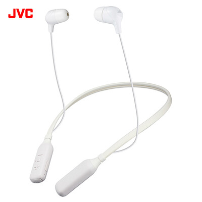 

JVC (JVC) HA-FX37BT беспроводного Bluetooth стерео гарнитура телефона гарнитур общего назначение сверхлегкий бизнес случайной шея носить белым