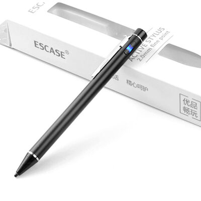 

ESCASE Apple Ipad емкостный стилус совместим с поверхностью от Microsoft / Huawei / Samsung и других смартфонов и сенсорный Tablet PC и элегантный черный функцией зарядки