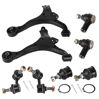 

8pc Front Lower Control Arm Tie Rod Sway Bar Link Kit for 01-05 Honda Civic Acura El K640287 K640288 K90332 ES3581 K90454 K90455