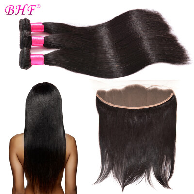 

8A Lace Frontal Brazilian Virgin Hair Straight Frontal With Natural Hair 100% huamn hair Free Shipping