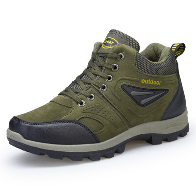 

Mrzuo Autumn&winter men plus cashmere warm outdoor hiking shoes